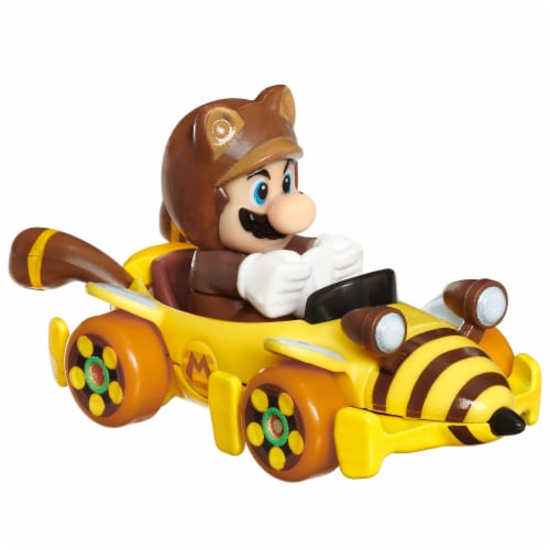 Hot Wheels Tanooki Mario Bumble V Toy Car Perspective: right
