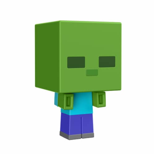 Mattel Minecraft Mini Zombie Figurine Perspective: right