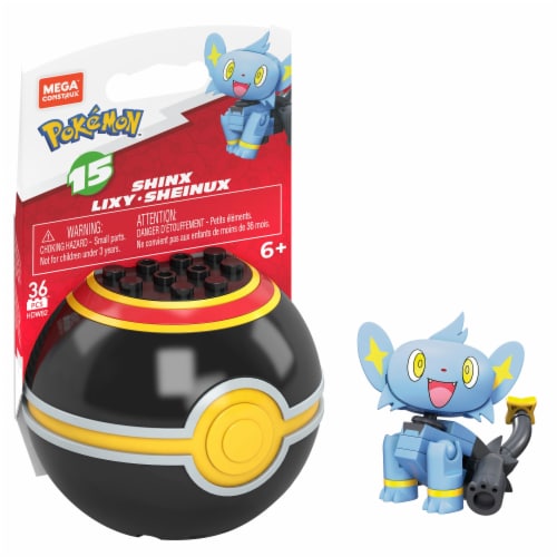 Mega Construx™ Pokemon™ Shinx Poke Ball Building Set Perspective: right