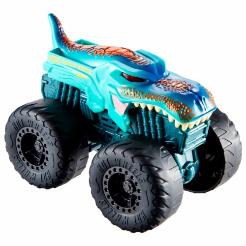 Mattel Hot Wheels® Monster Trucks Roarin Wreckers Mega Wrex Vehicle Perspective: right