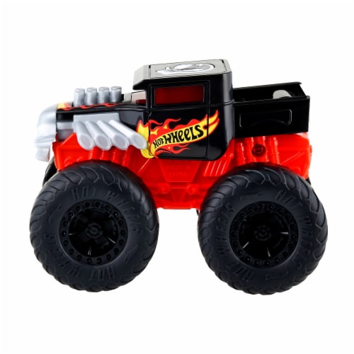 Hot Wheels Monster Truck JURASSIC WORLD TRICERATOPS 1:64 Connect Crash Car  2022