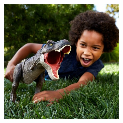 Mattel THRASH N DEVOUR TYRANNOSAURUS REX Figure Perspective: right
