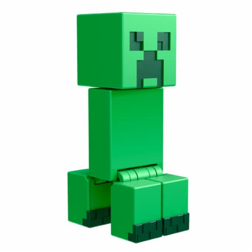 Minecraft Creeper Action Figure, 3.25-in, with 1 Build-a-Portal Piece & 1 Accessory Perspective: right