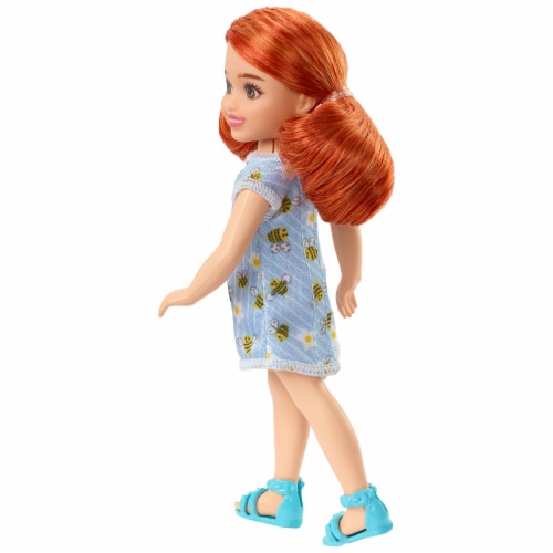 Mattel Barbie® Chelsea Red Hair Flower Dress Doll Perspective: right