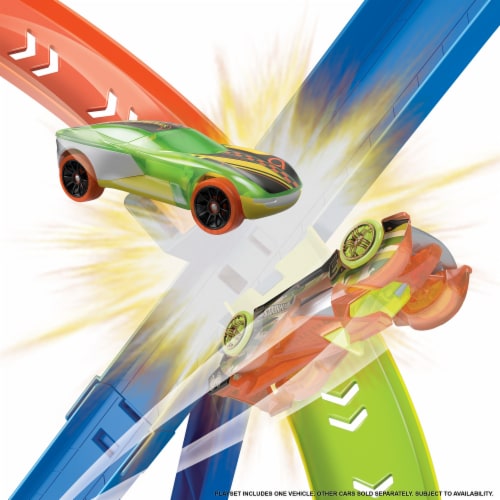 Mattel Hot Wheels Action Spiral Speed Crash Track Set 1 ct