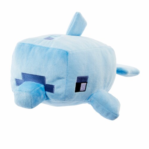 Mattel Minecraft 8 Inch Dolphin Plush Figure Perspective: right