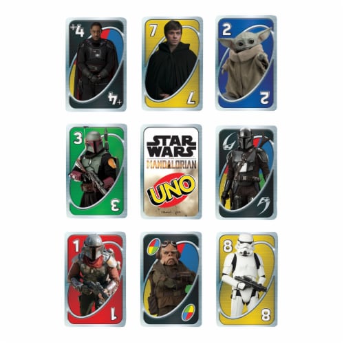 Mattel UNO Star Wars The Mandalorian Perspective: right