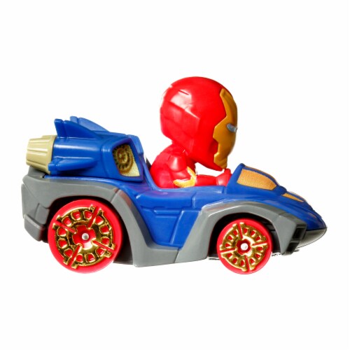 Mattel Hot Wheels® Iron Man Quinjet Toy Vehicle Perspective: right