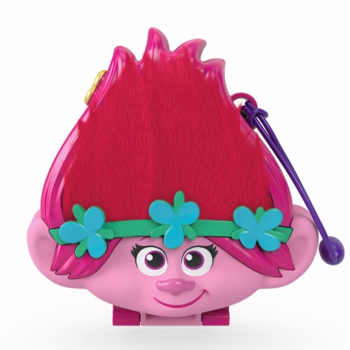 ​Polly Pocket & DreamWorks Trolls Compact Playset with Poppy & Branch Dollst Perspective: right