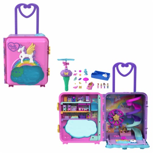 Mattel® Polly Pocket™ Pollyville™ Resort Roll Away Playset Perspective: right