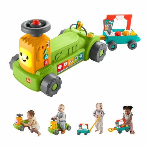 Fisher-Price Laugh Learn 4-in-1 Farm to Market Tractor Perspective: right