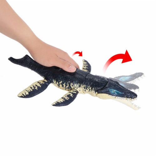 Mattel® Jurassic World Dino Trackers™ Wild Roar Kronosaurus Figure Toy Perspective: right
