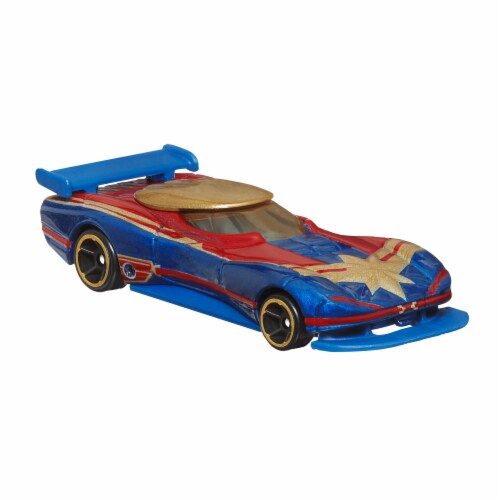 Mattel® Hot Wheels® Marvel Captain Marvel Toy Car Perspective: right