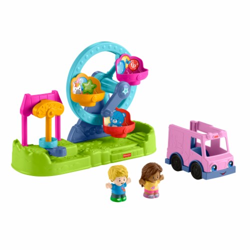 Fisher-Price Little People Musical Toddler Toy Travel Together Airplane  with Lights Sounds & 2 Figures for Ages 1+ Years