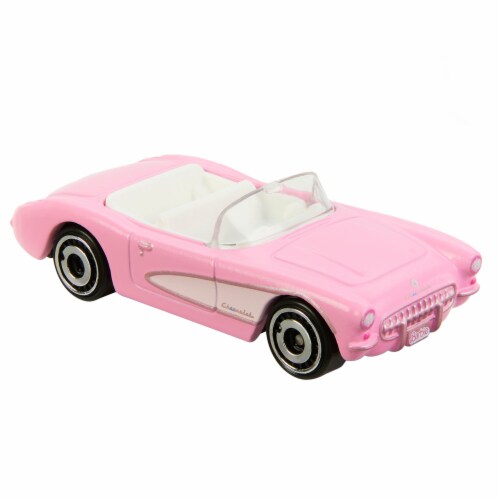 Barbie™: The Movie Hot Wheels® Corvette 1:64 Scale Die-Cast Metal Vehicle Perspective: right