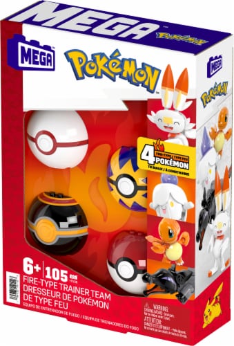 Mega Pokemon Fire Type Trainer Playset Perspective: right