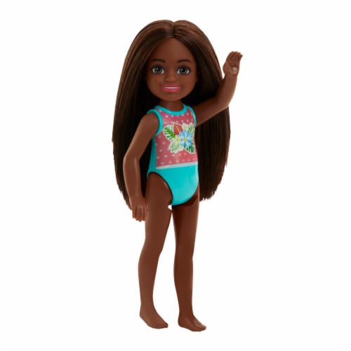 Barbie Brunette Chelsea Beach Doll Perspective: right
