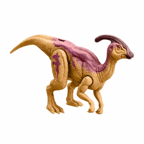 Mattel Jurassic World Wild Roar Parasaurolophus Dinosaur Figure Perspective: right