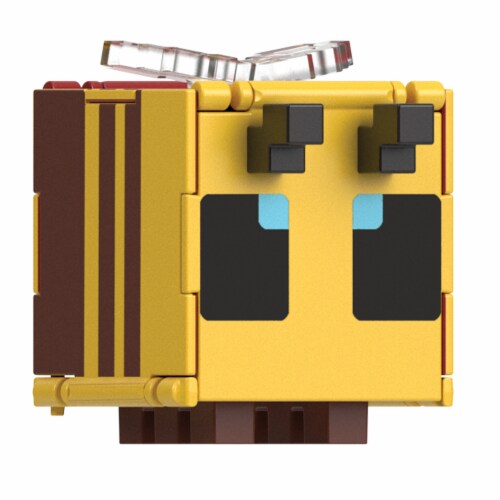Mattel® Minecraft Flippin Figs™ Bee Flower Pot Action Figure Perspective: right