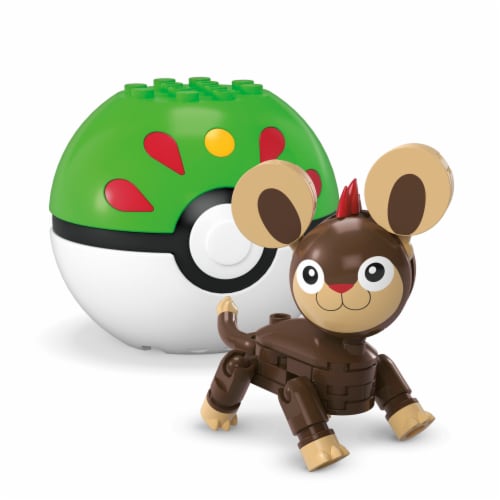 MEGA™ Pokemon™ Litleo With Friend Ball Building Set Perspective: right