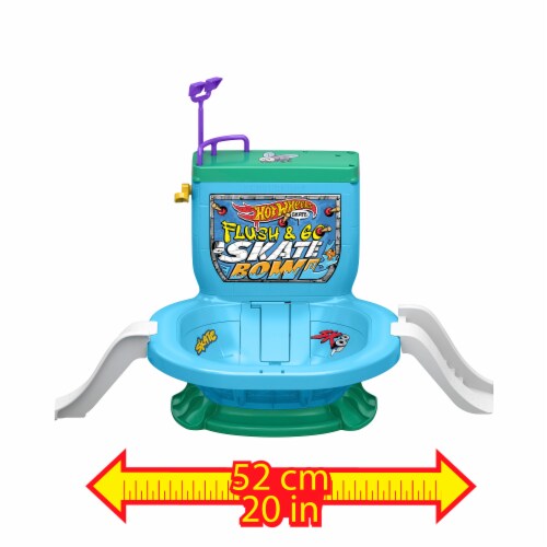 Mattel HOT WHEELS SKATE FLUSH GO SKATE BOWL Perspective: right