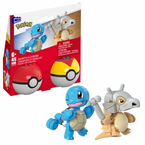 MEGA Pokémon Squirtle & Cubone Perspective: right