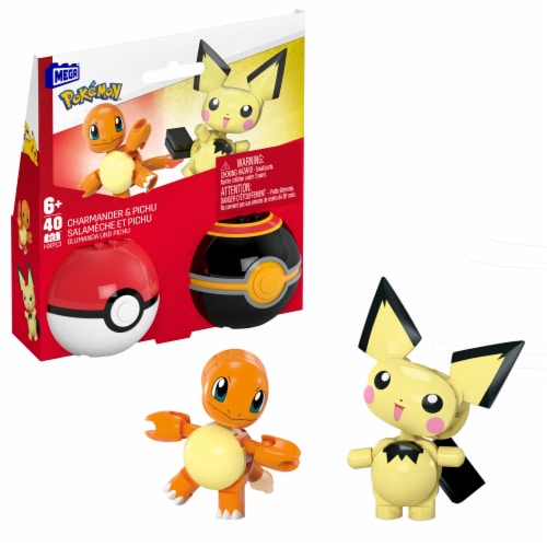 MEGA™ Pokémon Charmander & Pichu Poké Balls Perspective: right