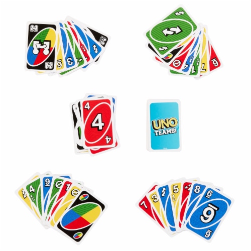 Mattel UNO Teams!™ Card Game Perspective: right