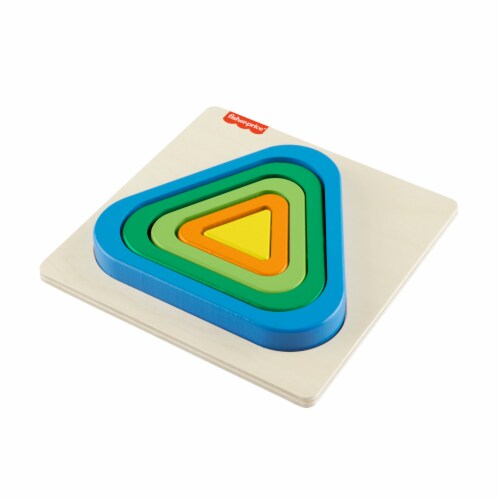 Fisher Price® Wooden Mini Rainbow Puzzle Perspective: right