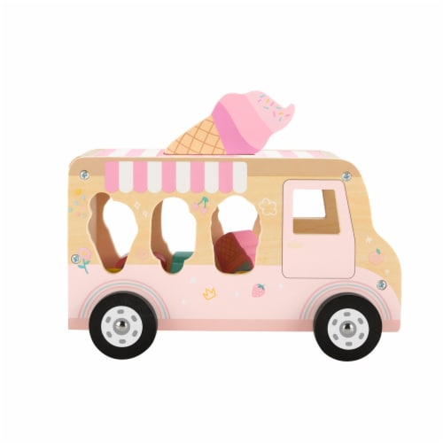 Fisher-Price Wooden Ice Cream Shape Sorter Set Perspective: right