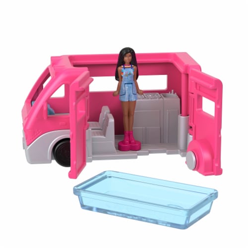 Mattel® Barbie Mini BarbieLand Doll and Vehicle Perspective: right