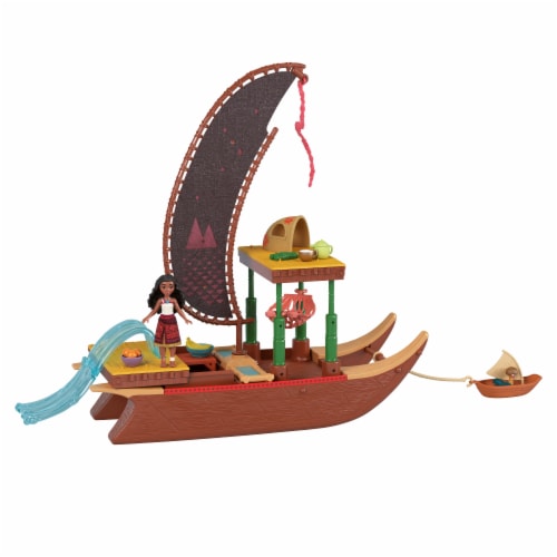 Mattel® Moana’s Adventure Canoe Playset Perspective: right