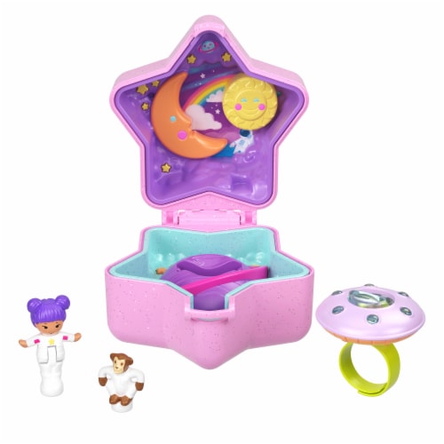 Mattel POLLY POCKET FAIRY MEADOW Ring and Case Perspective: right