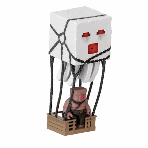 Mattel Minecraft Blast Attack Ghast Figure Set Perspective: right