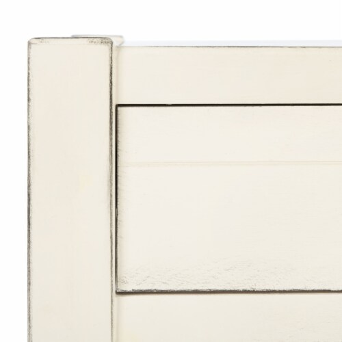 SAFAVIEH Filbert 1-Drawer Accent Table Distressed White Perspective: right
