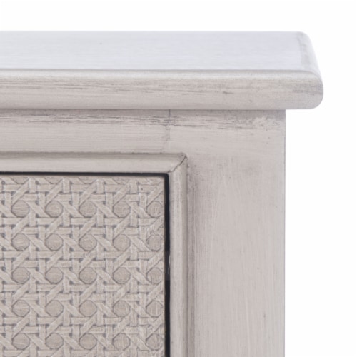 SAFAVIEH Haines 4-Drawer Console Table Greige Perspective: right