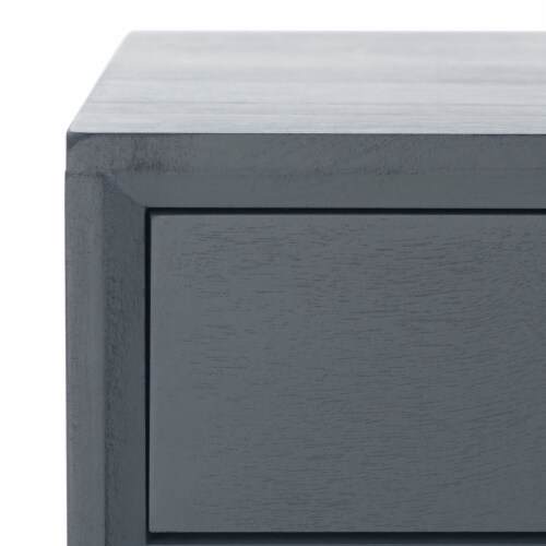SAFAVIEH Hawthorn 3-Drawer Desk Distressed Grey Perspective: right