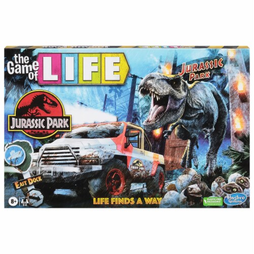 Hasbro Game of Life Jurassic Park Board Game Perspective: right
