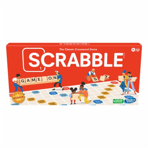 Hasbro Classic Scrabble Refresh Board Game Perspective: right