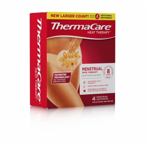 ThermaCare Menstrual Pain Relief Heat Wraps Perspective: right