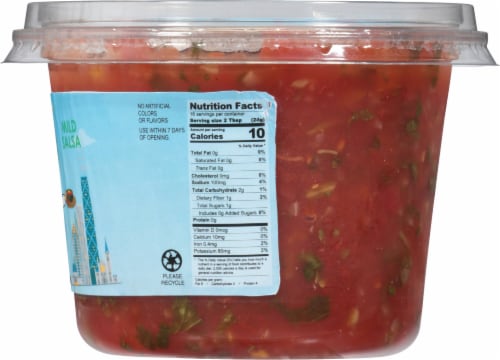 Salsa King of Chicago Mild Salsa Perspective: right
