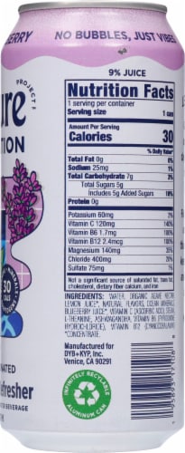 Leisure Project Wild Blueberry Nutrient Enhanced Water Can Perspective: right