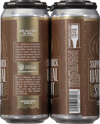 Skipping Rock Oatmeal Stout Perspective: right