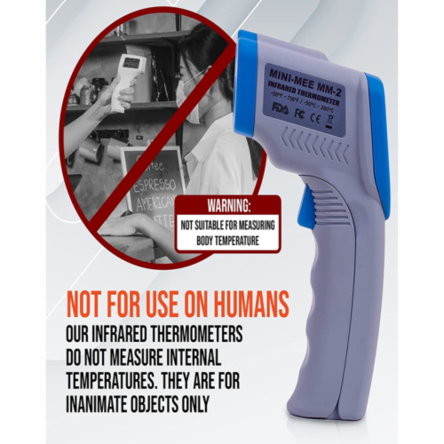Metris Instruments MM2 Mini Digital Reptile Thermometer, Gauge for Reptiles Perspective: right