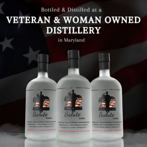 22 Salute™ Vodka With a Purpose Perspective: right