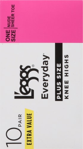 Leggs knee highs plus size outlet