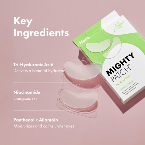 Hero Cosmetics Mighty Patch for Tired Eyes Eye Patches Perspective: right