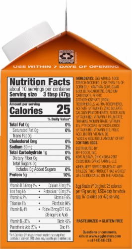 Egg Beaters® Original Cholesterol Free Liquid Egg Whites Perspective: right