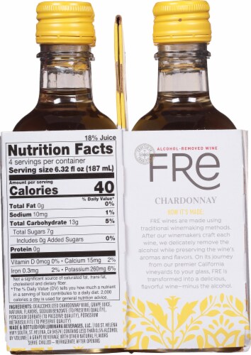 Free Alcohol-Removed Wine Chardonnay Perspective: right
