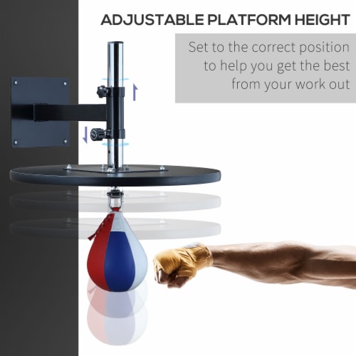 Speed Bags for Boxing, Adjustable Height, MMA, Martial Arts, and Boxing Bag Perspective: right